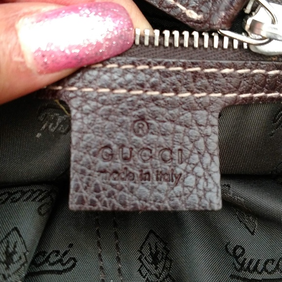 Extra Large Gucci Leather Tote Authentic Brown - Picture 4 of 8